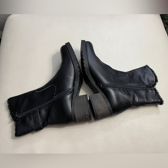 NWOB - Yokono Faux Fur Lined Heeled Ankle Boots - Made in Spain - EU 40/US 9-9.5 - Picture 7 of 12